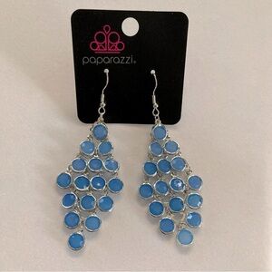 NWT Blue Cascading Dangle Earrings